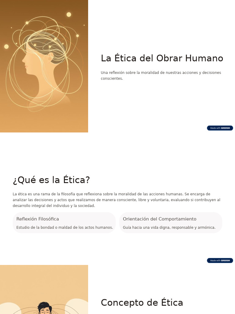 Ética y Responsabilidad en el Obrar Humano | PDF | Moralidad | Racionalidad