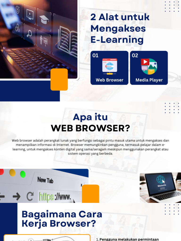 Alat E-Learning: Web Browser & Media Player | PDF
