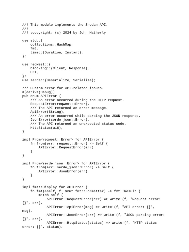 Shodan API Implementation Guide | PDF | Information Technology ...