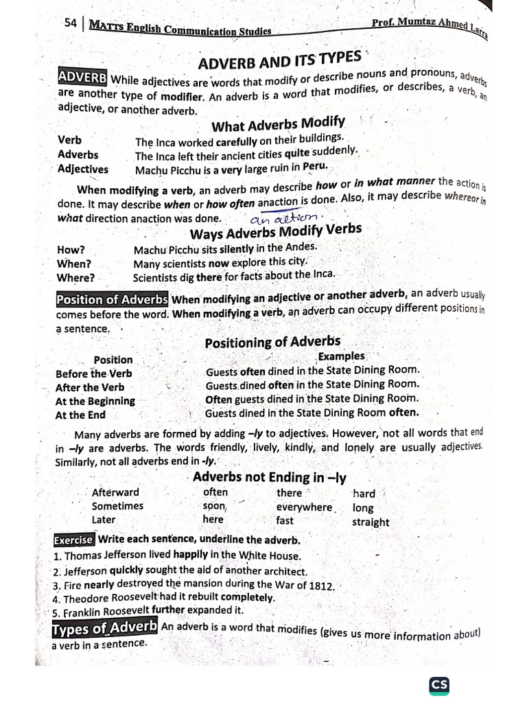 Adverbs | PDF