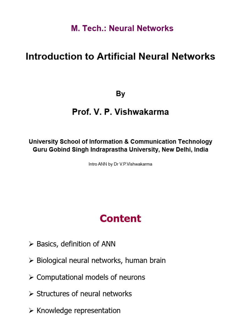 Introduction to Artificial Neural Networks | PDF | Axon | Dendrite