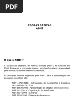 Estrutura do Trabalho Acadêmico ABNT | PDF | Citação | Informação