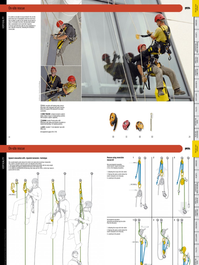 On-Site Rescue Techniques and Gear | PDF | Equipment | Manufactured Goods