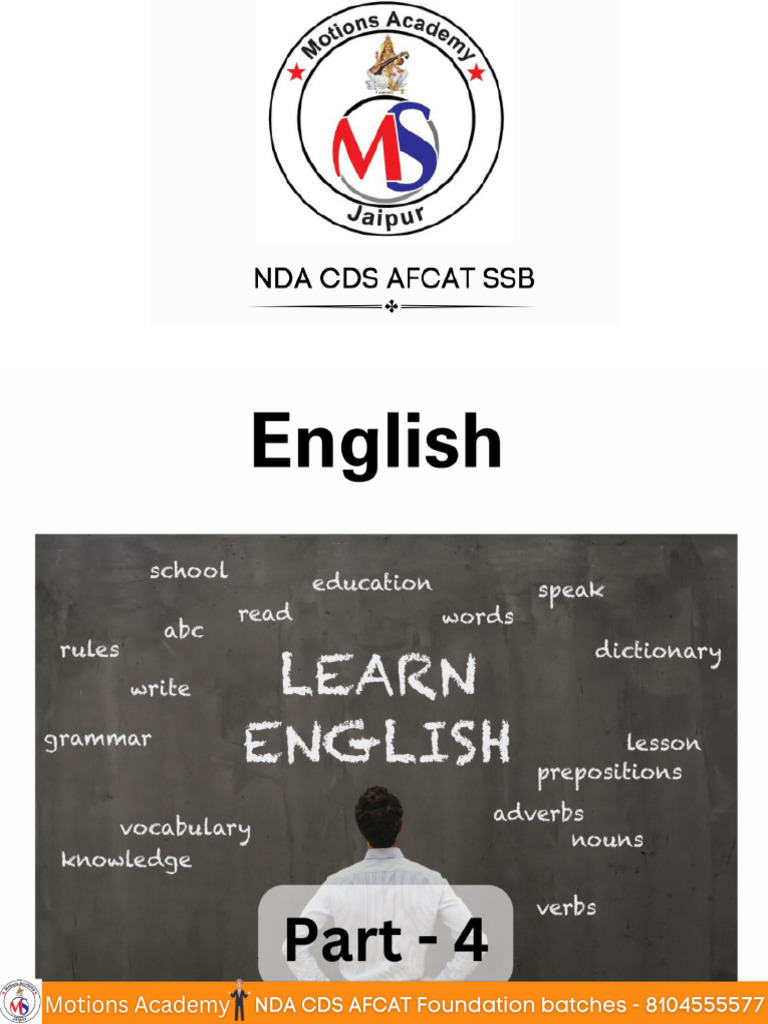 English Part 4 - 1 | PDF