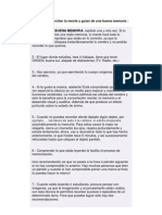 10 Consejos para Ejercitar Tu Mente y Gozar de Una Buena Memoria