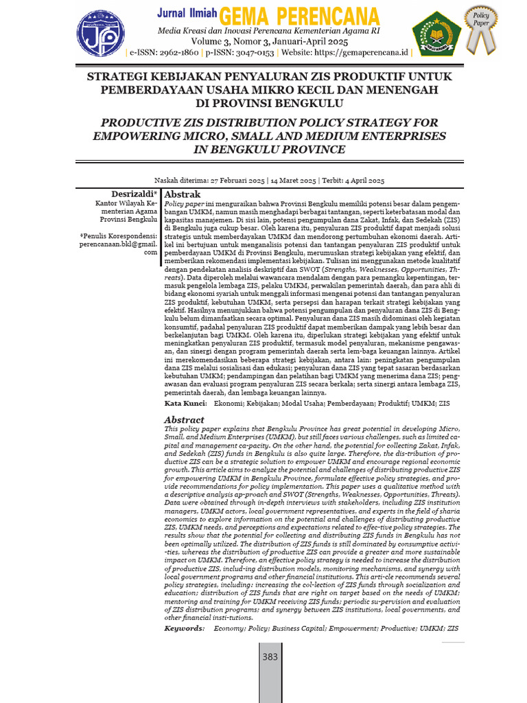 #070#+Gema+Perencana+Vol+3+No+3+Januari April+2025+ (Desrizaldi ...