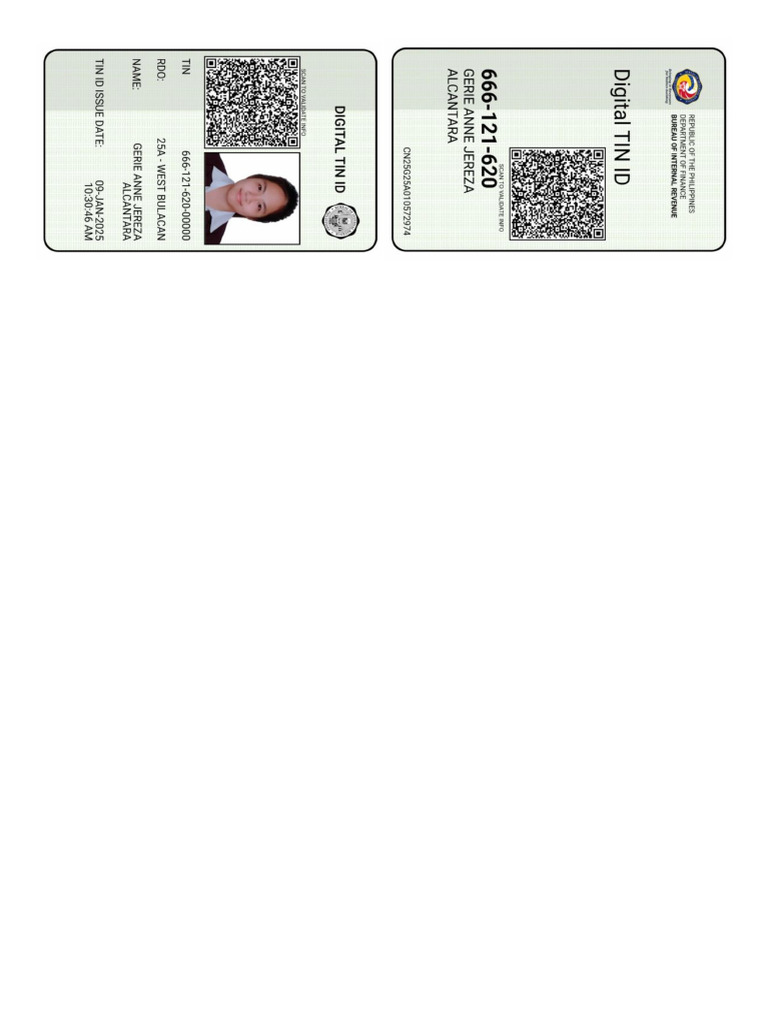 Calling Card Format | PDF