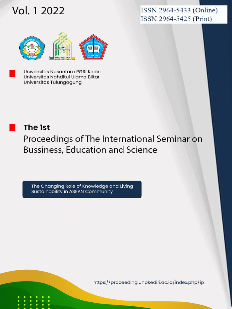 Sampul Prosiding Seminar Internasional | PDF