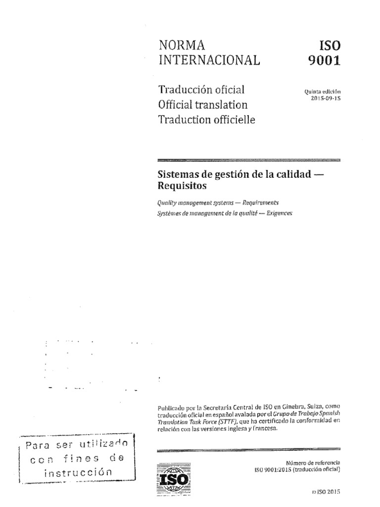 ISO 9001-2015_Version+E+ | PDF