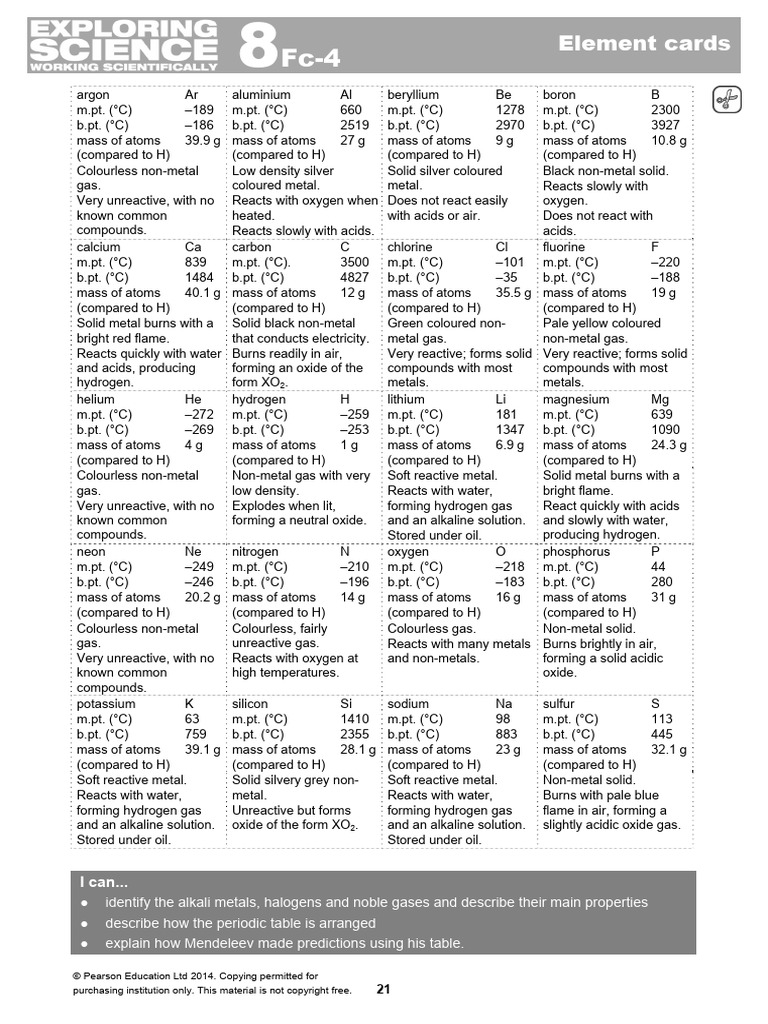 Element Properties and Classifications | PDF | Hydrogen | Reactivity ...