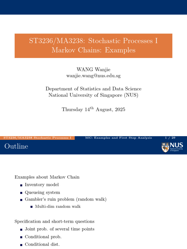 Lecture 3 | PDF | Statistical Theory | Probability Theory