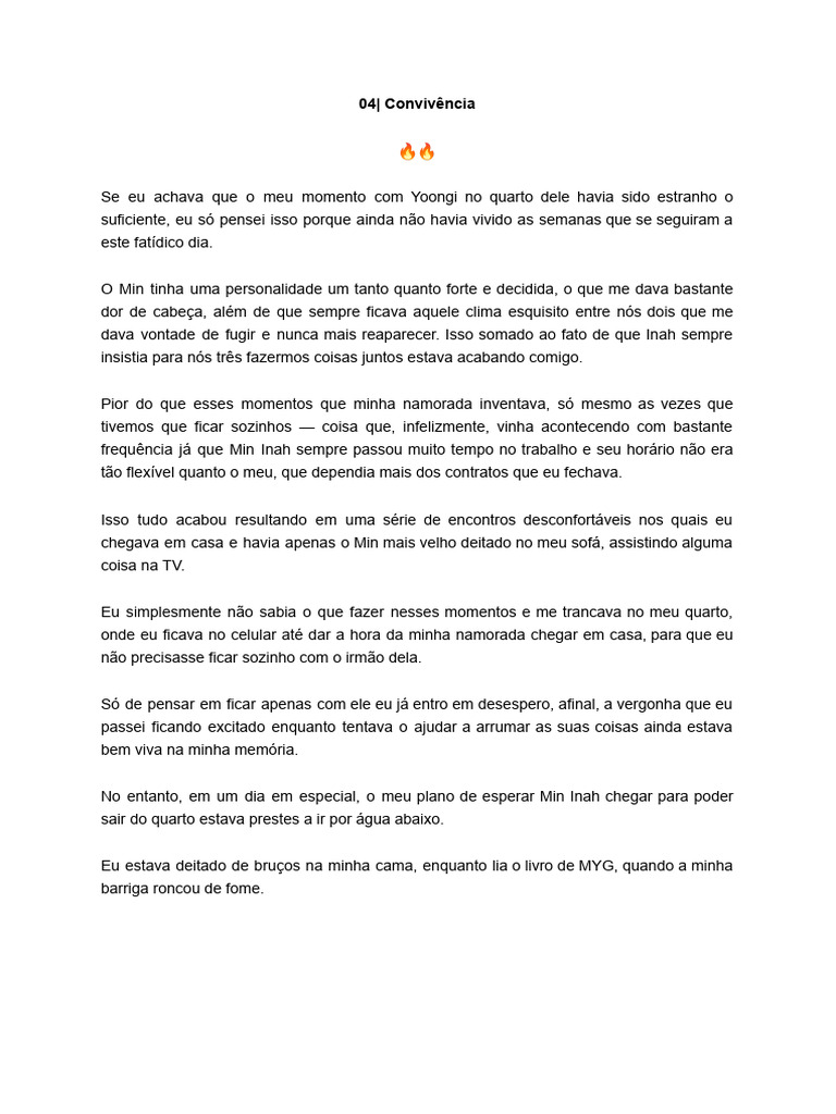 Conflitos de Amor e Convivência Tensa | PDF | Tempo | Pensamento
