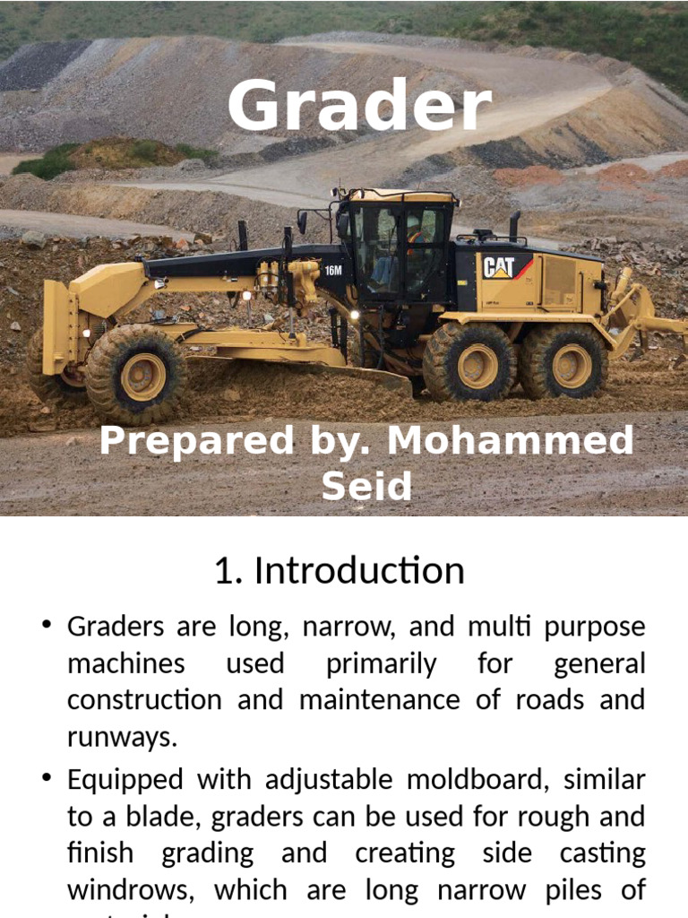 Overview of Graders and Their Uses | PDF | Gear | Plough