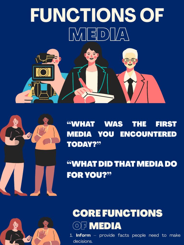 Core Functions of Media Explained | PDF