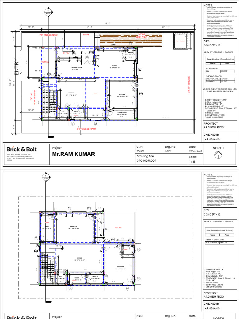 Detailed Architectural Floor Plans | PDF | Architectural Elements