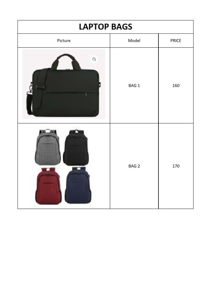 Laptop Bag 27-09-2025 | PDF