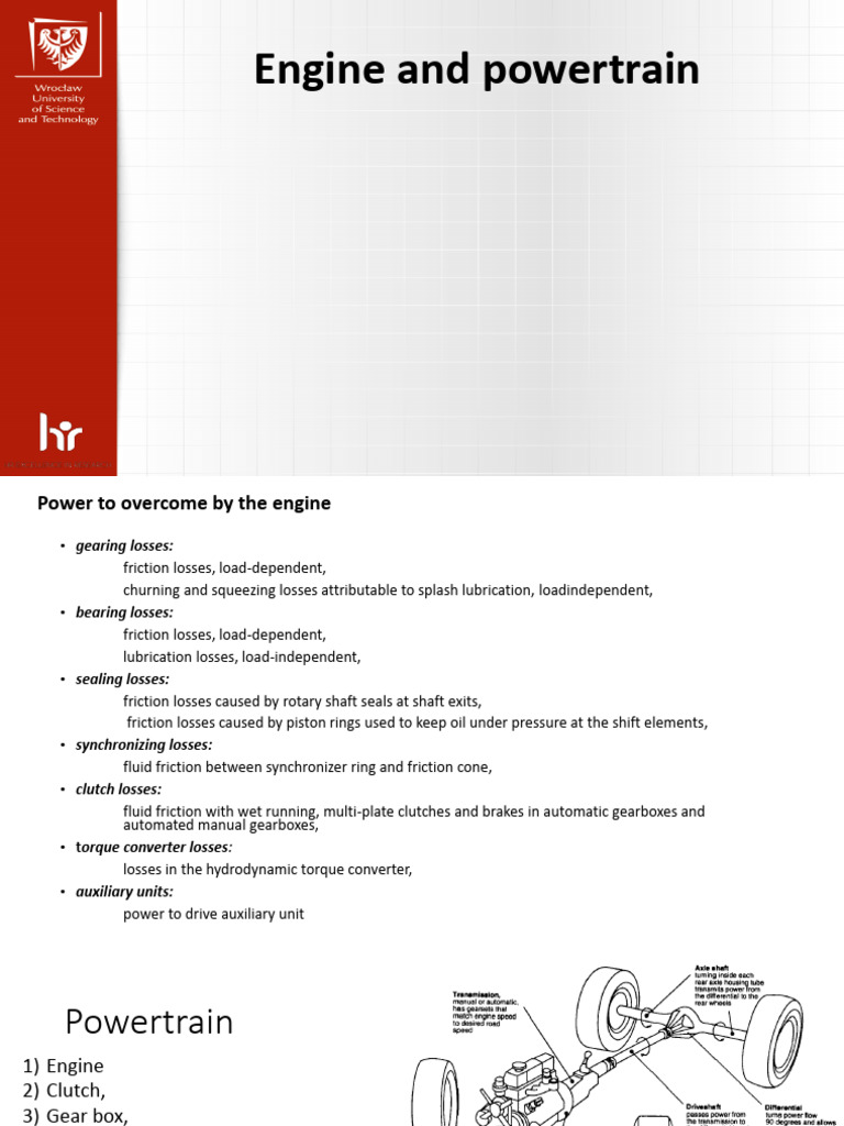 Engine and Powertrain | PDF | Manual Transmission | Clutch