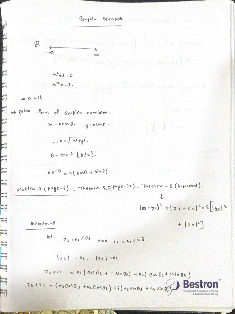 Complex Class Note - Compressed | PDF