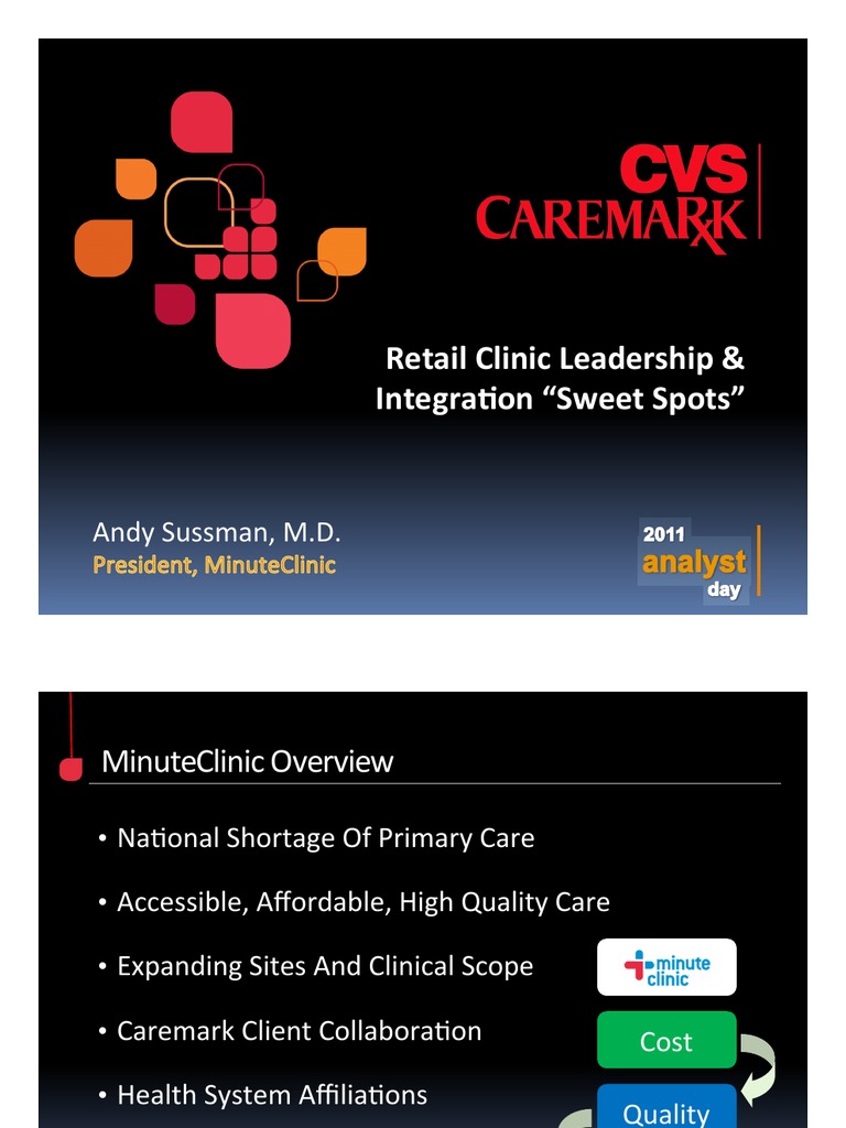 CVS Minute Clinic Presentation