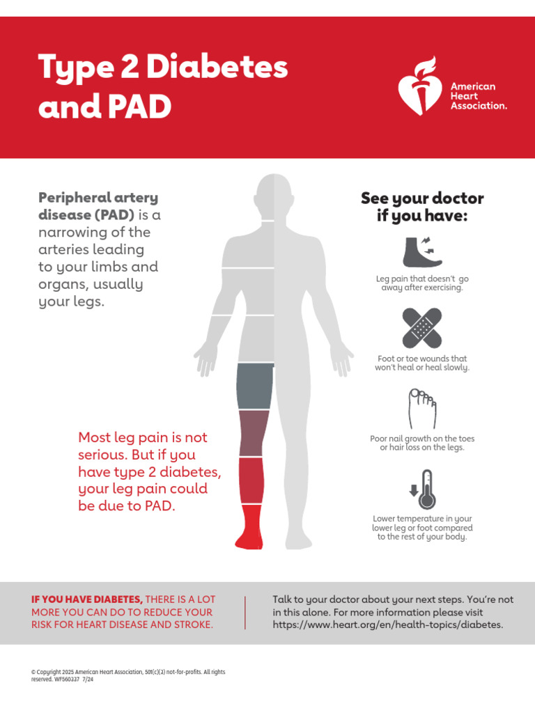 Diabetes and PAD: Key Warning Signs | PDF