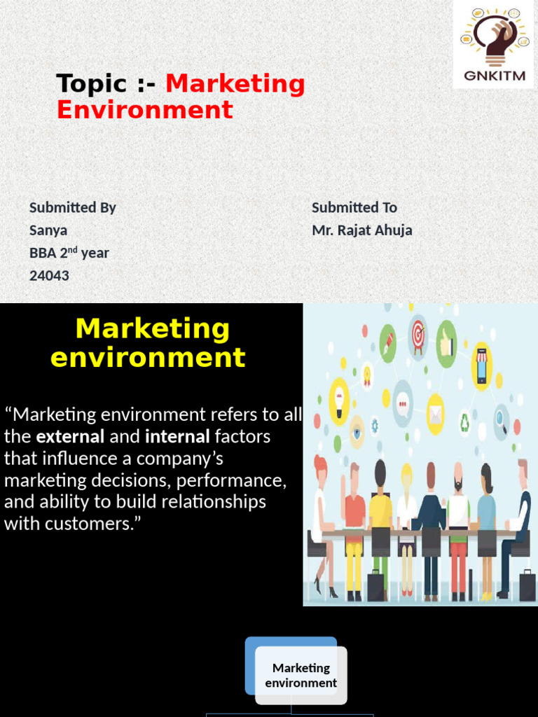 Understanding Marketing Environment Factors | PDF | Smartphone | Marketing