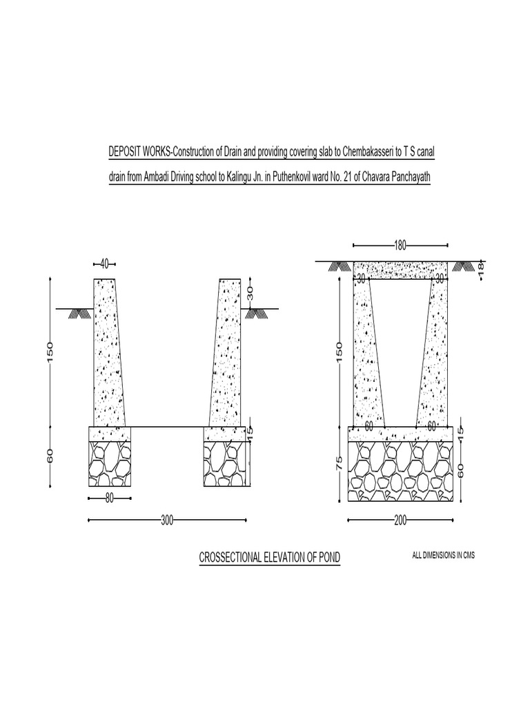 Construction of Drain | PDF