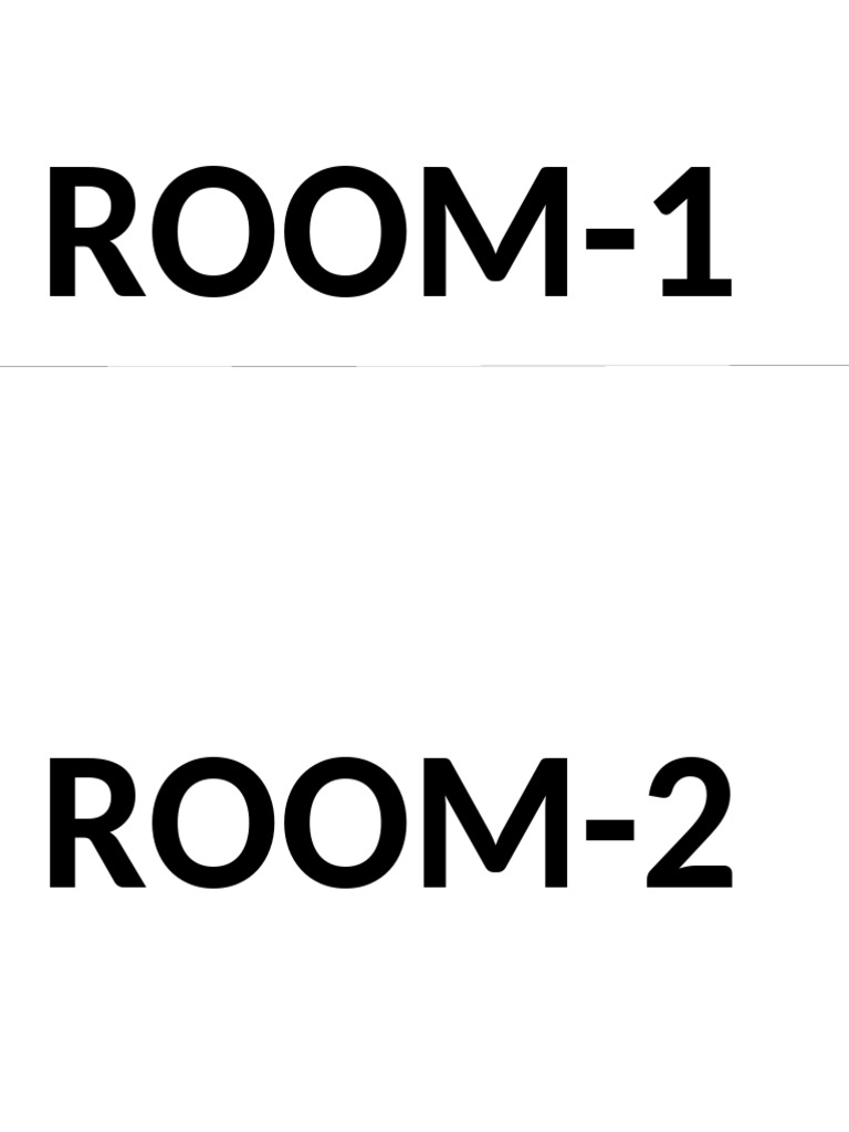 Room | PDF