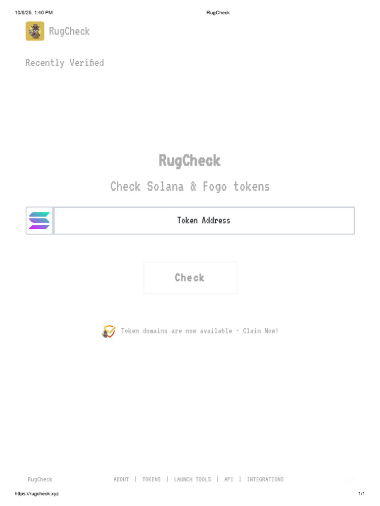 Rug Check | PDF
