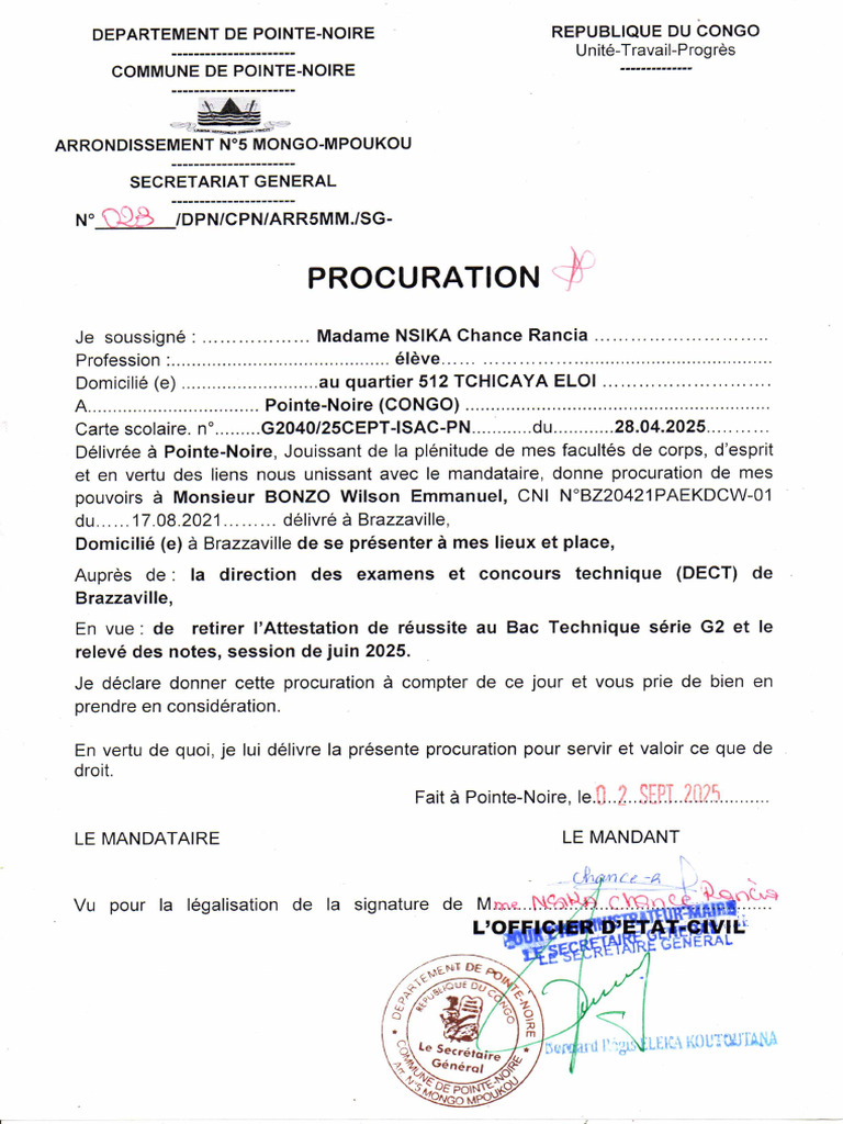 Procuration | PDF