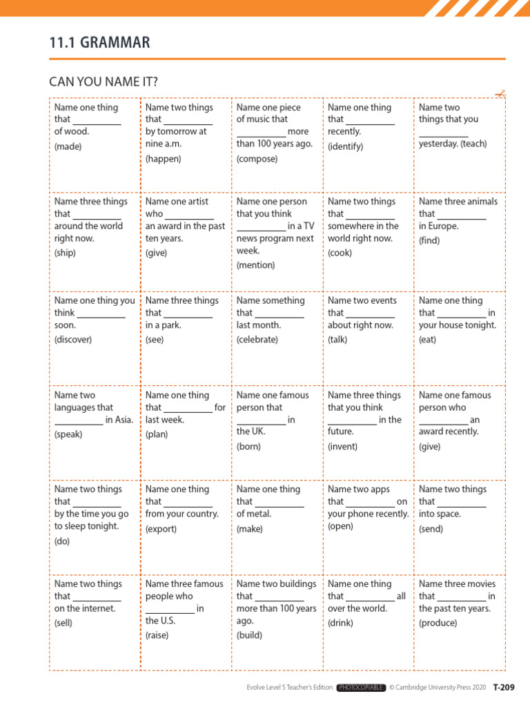 Interactive Naming Activity for ESL | PDF | Human Communication