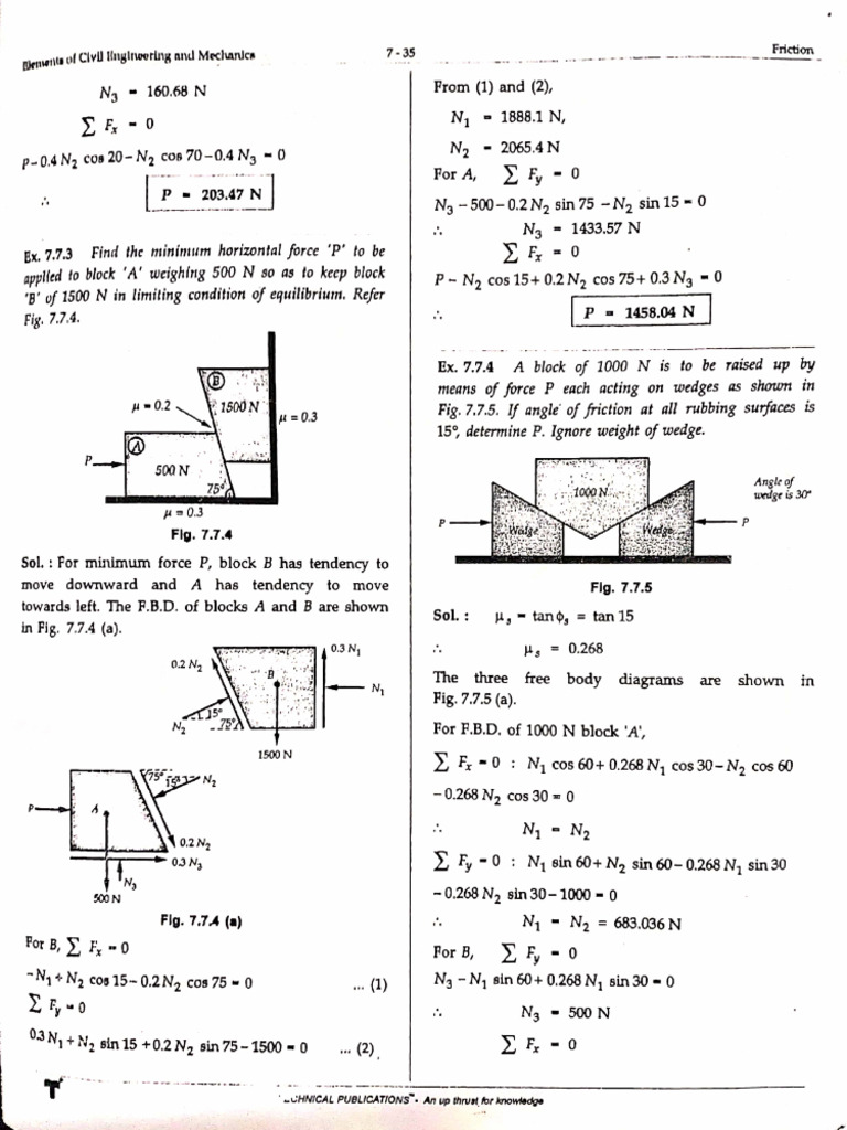 Friction Part 1 | PDF