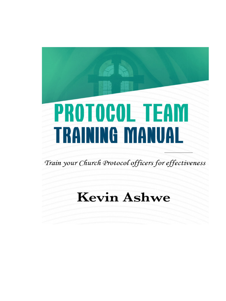 Church Protocol Training Manual | PDF | Madam | Etiquette