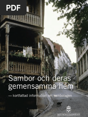 Sambolagen bostadsrätt försäljning