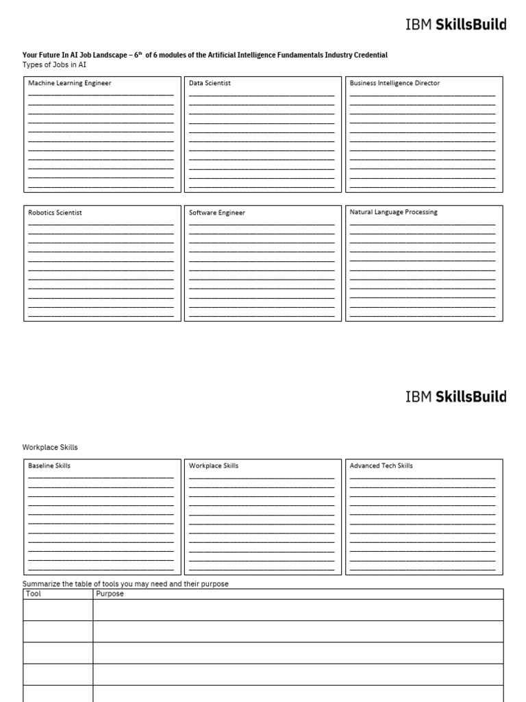 AI Job Roles and Skills Overview | PDF | Artificial Intelligence ...