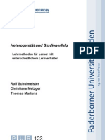 Schulmeister Metzger Martens 2012 Heterogenitaet Pur