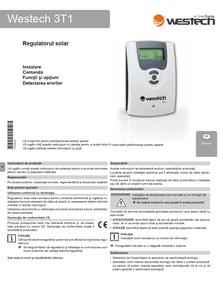 Controller Westech 3T1 | PDF