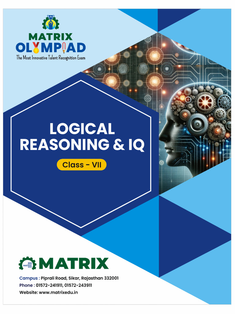 Class-7th Reasoning 2024 | PDF