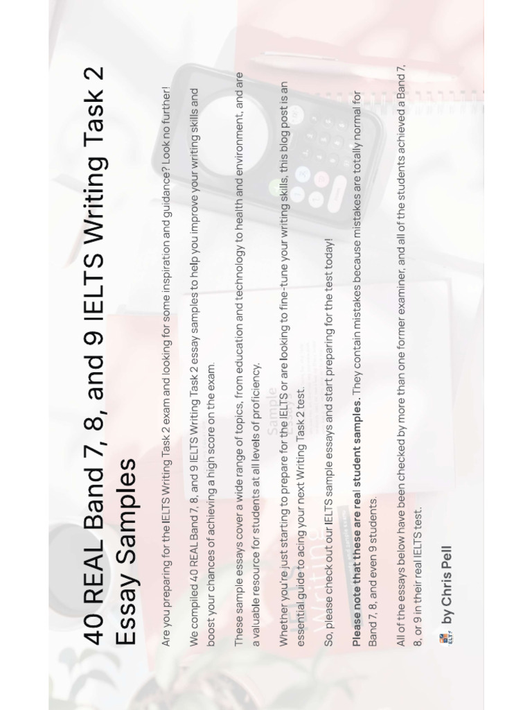 40 Sample Essays | PDF