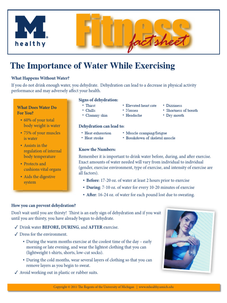 Importance of Hydration for Health | PDF | Dehydration | Diseases And ...