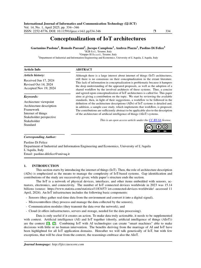 IoT Architecture Conceptualization Guide | PDF | Conceptual Model ...