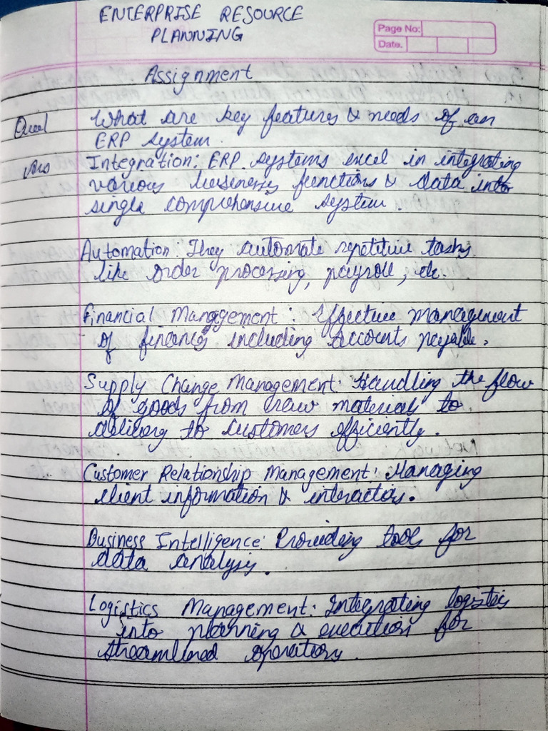 Erp Assignment | PDF