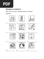 Übungen Zu Lesetext Schule A1