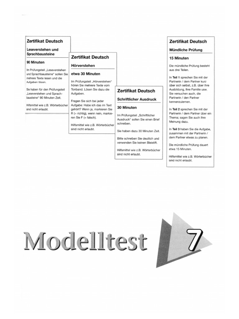 Modelltest 7 | PDF