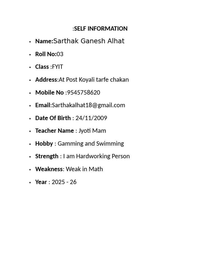 Sarthak | PDF
