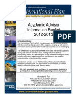 Advisor Packet 2012-2013