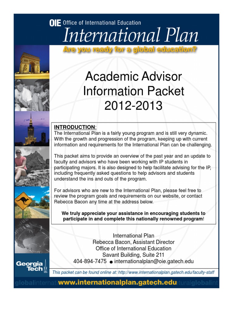 Advisor Packet 2012-2013 | PDF | Cross Cultural Communication | Test ...