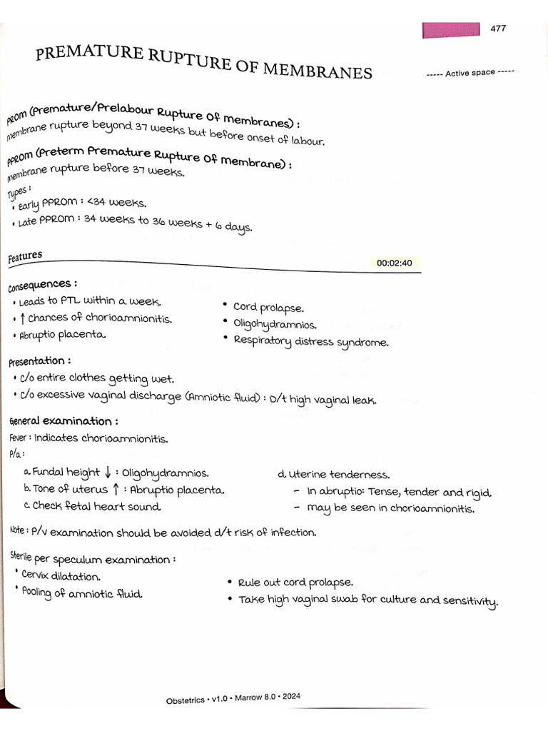 Prom and Post Term Pregn | PDF