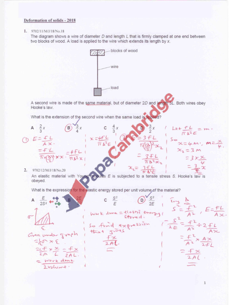 2018 Deformation of Solids As Mult 1 | PDF