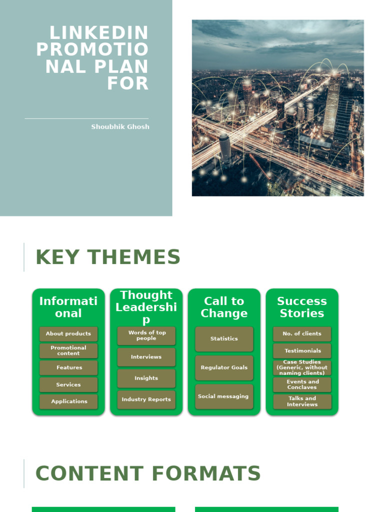 LinkedIn Promotional Plan Overview | PDF | Information Science