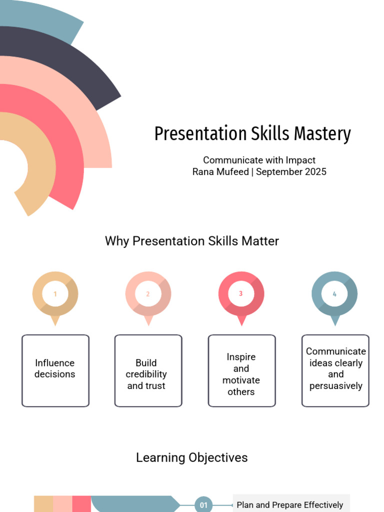Mastering Effective Presentation Skills | PDF | Body Language ...